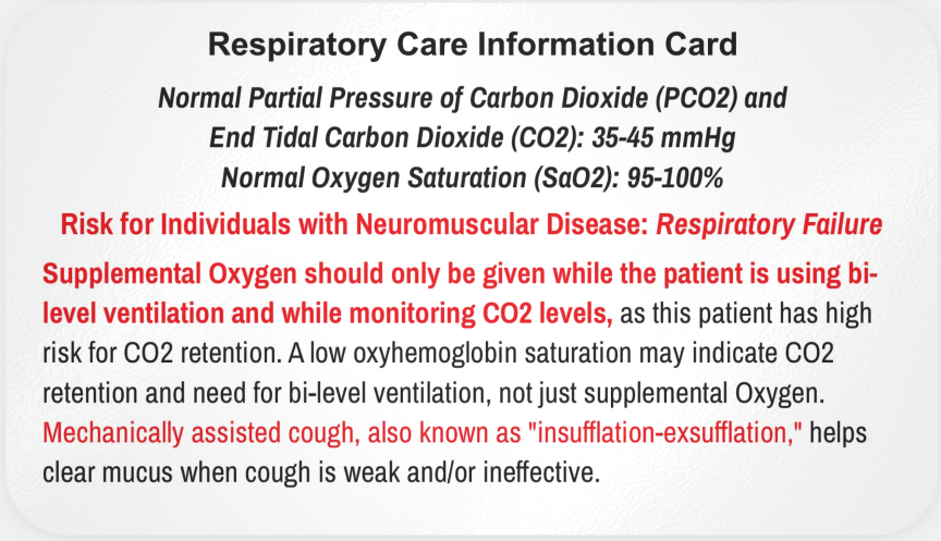 Respiratory Info Card - Breathe with MD, Inc.